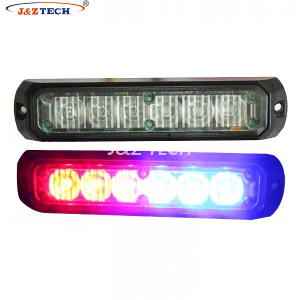  TIR 6 bulbs led ambulance warning lights car surface mount lighthead
