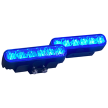 ION BLUE LED Strobe Light New Design Waterproof Vehicle Grille Motorcycle Warning Car Light Accessory