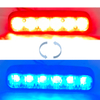 Dual color High Intensity 3 Watt K6 LED Strobe Light New Design Waterproof Vehicle Grille Motorcycle Warning Car Light Accessory