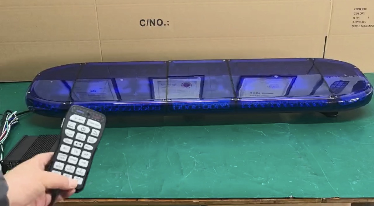 integrated smart siren lightbar 