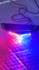 Wide angle lighthead with Half Red/half Blue DC12-24V