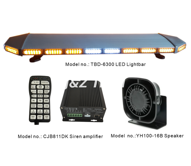New Integrated Siren and Controller for Top lightbar on the Car