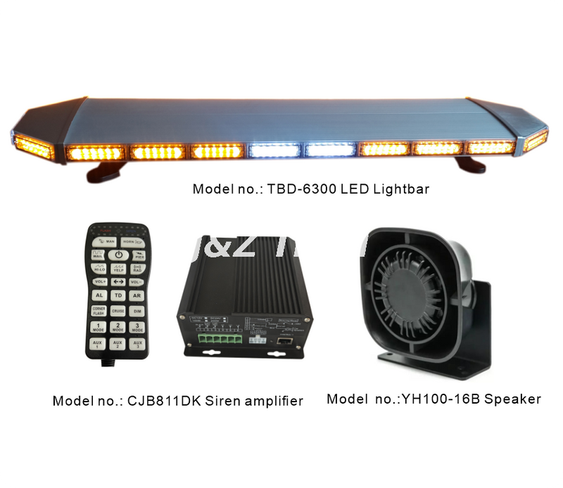 New Integrated Siren and Controller for Top lightbar on the Car