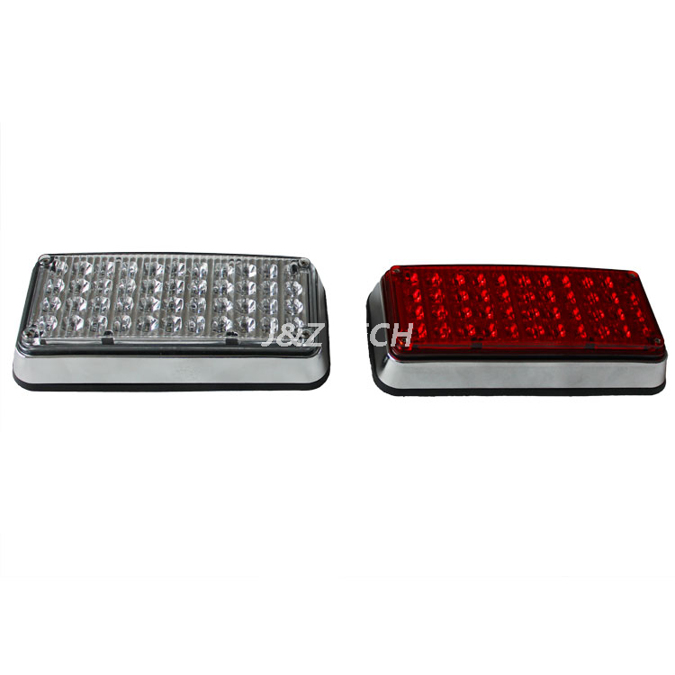 7x3 Inch Red PC LED Ambulance Perimeter Light