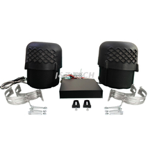 100W Jackhammer Subwoofer Multi tone two speaker horn alarm siren amplifier warning low frequency speaker
