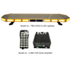 47inch new Led Transparent88 LED GEN 4 full size Lightbar with integrated siren speaker 