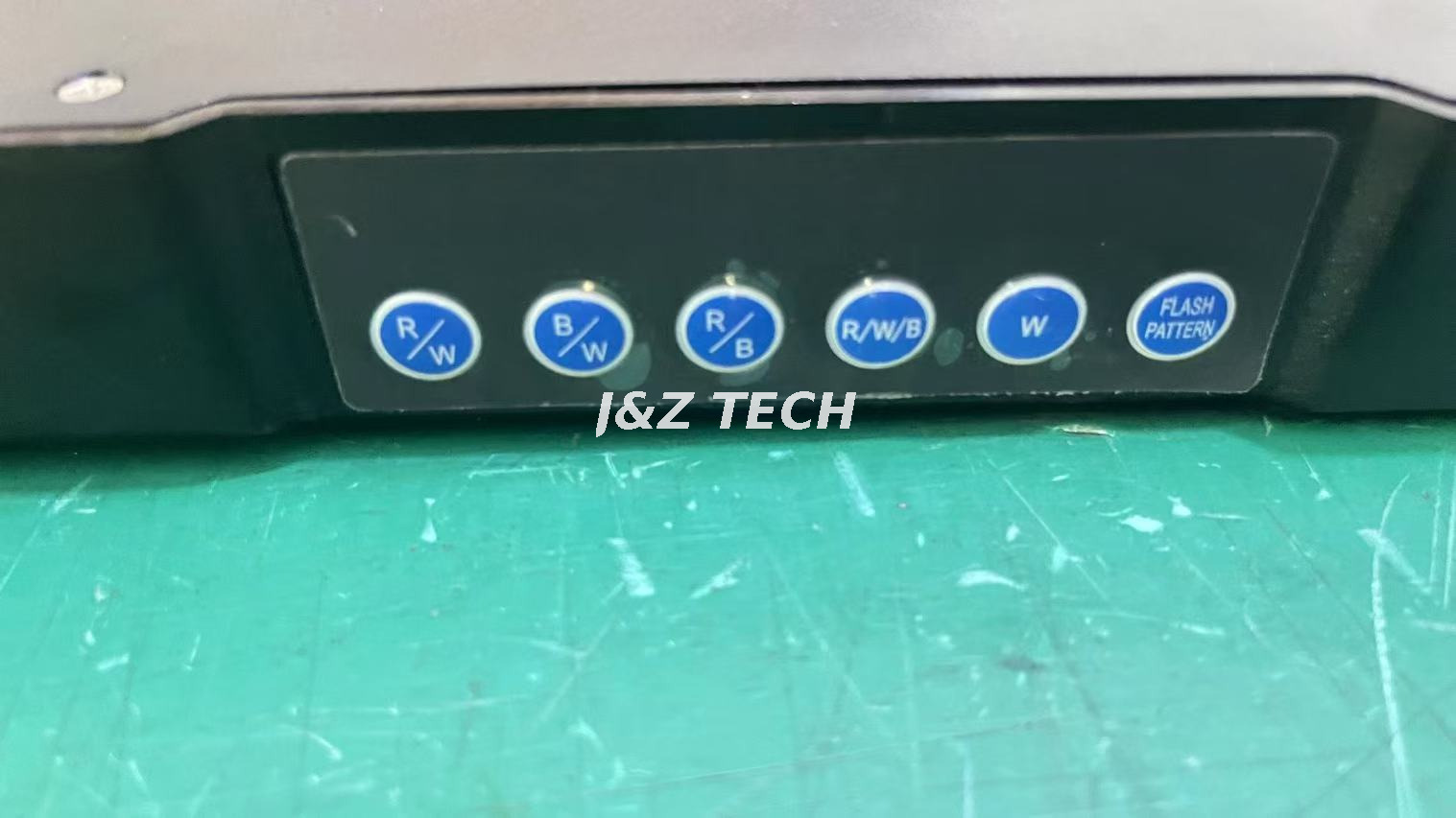 Tricolor visor light bar with 10 Linear modules DC12V Red Blue White