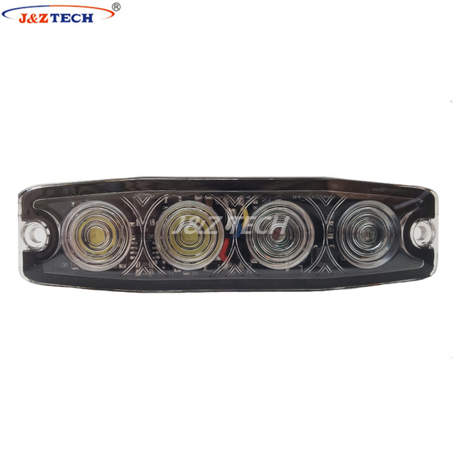 4 LEDs Thin Durable Flashing Led Strobe Lights