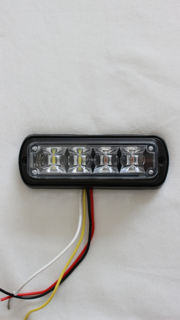 ECE R10 4 High Power LEDs Waterproof Police Led Strobe Light