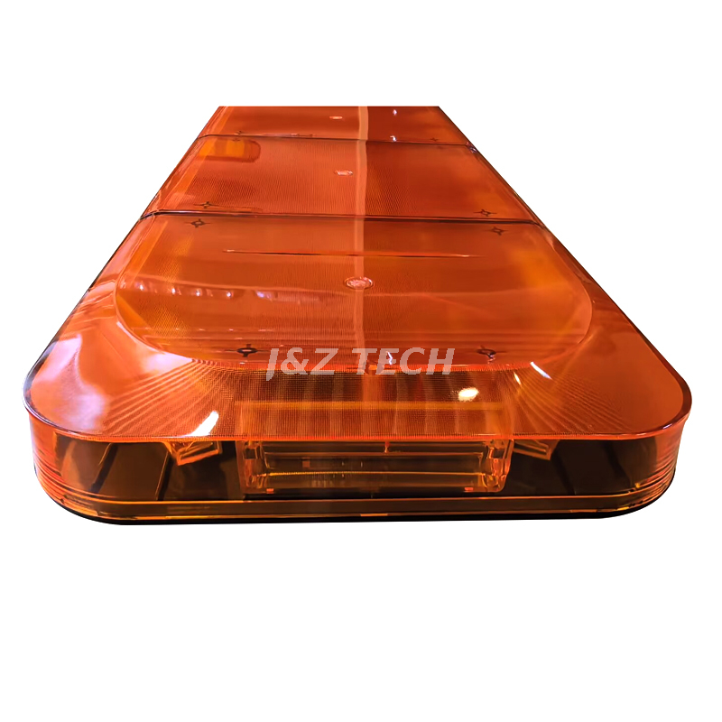 2024 New Coming Amber Ultra Thin Linear 6 Led Module Emergency Strobe Lightbar for Vehicles