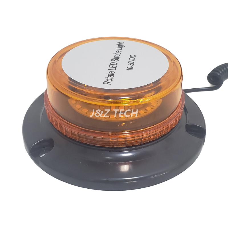 Cheap Amber 15 Watt led rotating beacon warning light emergency vehicle led magnetic beacon lights