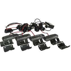 LED ION 6 ATUOMOTIVE MOTORCYCLE STROBE LIGHT KIT WIG WAG 