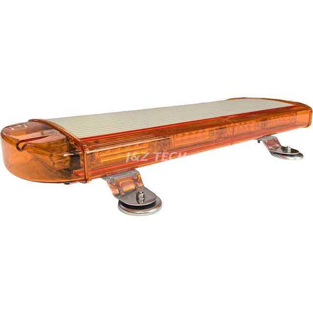 28inch Amber Linear6 Pilllow Strobe Lens Magnet Lightbar with Cigarette Plug 