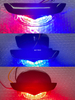 Wide angle lighthead with Half Red/half Blue DC12-24V