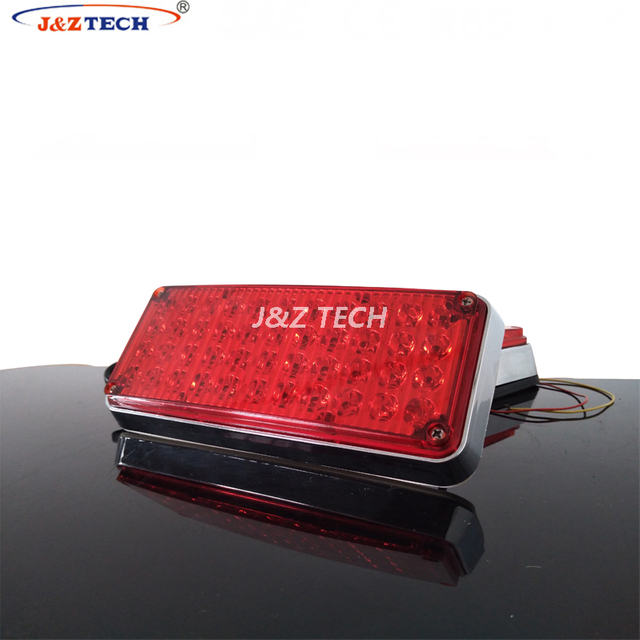 7x3 Inch Red PC LED Ambulance Perimeter Light
