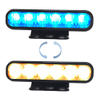Dual color High Intensity 3 Watt K6 LED Strobe Light New Design Waterproof Vehicle Grille Motorcycle Warning Car Light Accessory