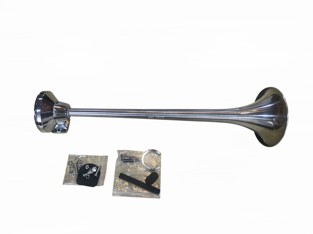 580mm big truck Stainless Steel Air Horn with Zinc Seat