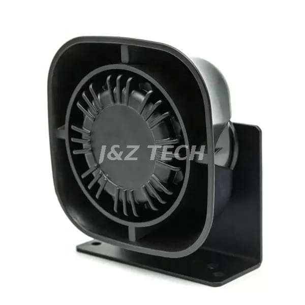 100W New Type Horn Black Plastic Cone Car Speaker with Metal Housing