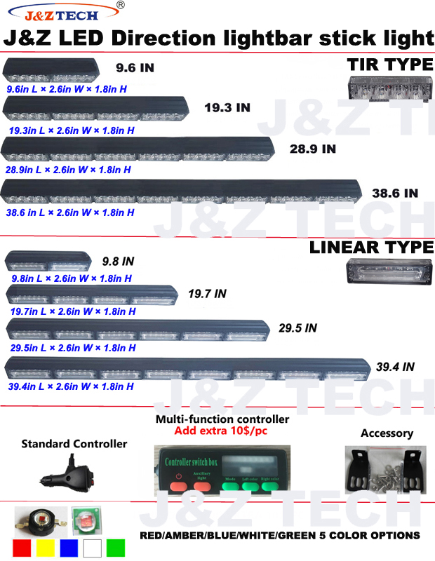 direction lightbar more NW