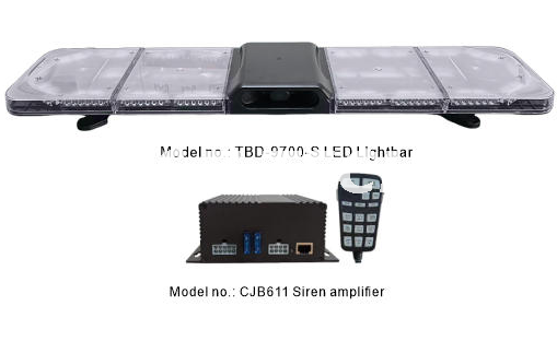 ECE R65 Certified Emergency LightBar with speaker and siren 