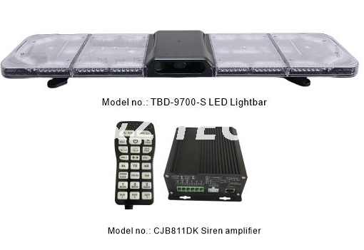ECE R65 Certified Emergency LightBar with speaker and siren 