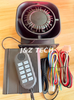 100W 12V Multi-Tone Emergency Vehicle Siren System with Handheld Microphone & Speaker