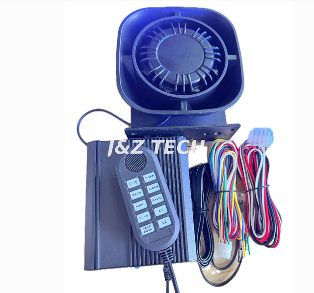 100W 12V Multi-Tone Emergency Vehicle Siren System with Handheld Microphone & Speaker