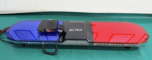 Blue Police LED Full Size Lightbars With Speaker