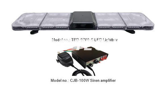 ECE R65 Certified Emergency LightBar with speaker and siren 