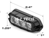 Dual COlor T3 Led strobe Lights Red to blue Green to white for Customized color 