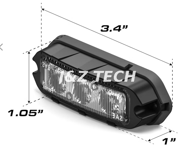 Dual COlor T3 Led strobe Lights Red to blue Green to white for Customized color 