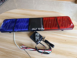 Factory Intelligent Integrated Emergency Vehicle Warning System 47 Inch Long Row LED Light Bar with Built-in Speaker & Car Siren